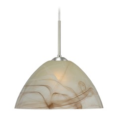 Besa Lighting Tessa Satin Nickel LED Pendant Light