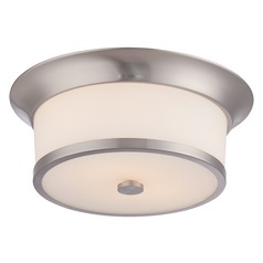 Mobili Brushed Nickel Flush Mount by Nuvo Lighting