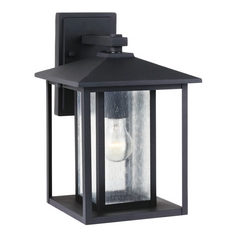 Hunnington 14-Inch Outdoor Wall Light in Black by Generation Lighting