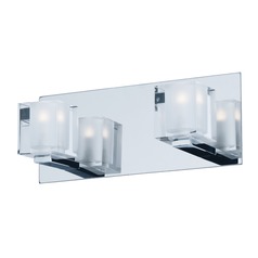 Blocs LED Polished Chrome Bathroom Light by ET2 Lighting