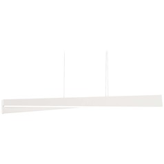 So Inclined Sand White LED Island Light by George Kovacs