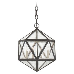 E.F. Chapman Zeno 18 Facet Hedron Lantern in Iron by Visual Comfort Signature