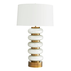 Gaelen 28-Inch Lamp in Frosted Mercury Glass by Arteriors Home