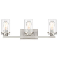 Designers Fountain Jedrek Brushed Nickel Bathroom Light