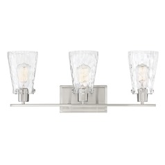 Vaughan 23.75-Inch Satin Nickel Bathroom Light by Savoy House