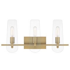 Designers Fountain Bergen Beach Brushed Gold Bathroom Light