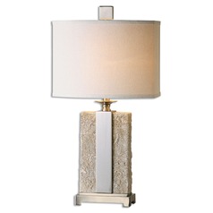 Bonea Stone Ivory Table Lamp by Uttermost Lighting