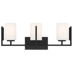 Designers Fountain Cambria Matte Black Bathroom Light