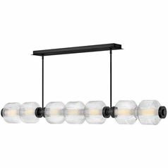 Reign 69.25-Inch LED Linear Light in Black by Fredrick Ramond