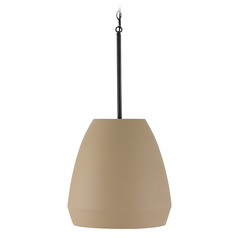 Della Large Pendant in Terracotta Ivory by Capital Lighting