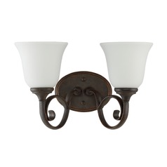 Barrett Place 15-Inch Mocha Bronze Bath Light by Craftmade Lighting