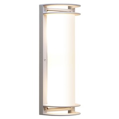 Nevis Satin Nickel Outdoor Wall Light by Access Lighting