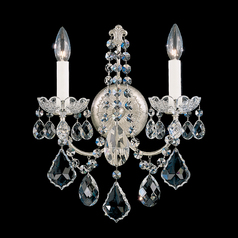 New Orleans Antique Silver Sconce by Schonbek Lighting