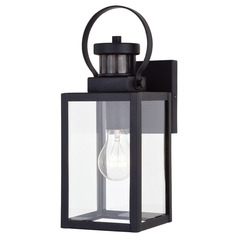 Vaxcel Lighting Medinah Textured Black Outdoor Wall Light