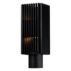 Rampart LED Outdoor Post Mount in Black by ET2 Lighting