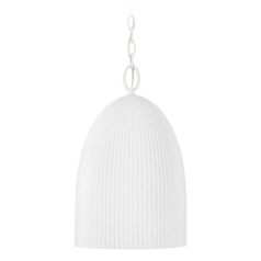 Mallory Pendant in Ceramic White by Capital Lighting