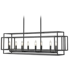 Titania Matte Black Linear Light by Z-Lite
