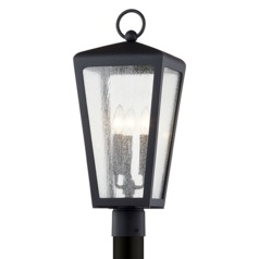 Mariden Textured Black Post Light by Troy Lighting