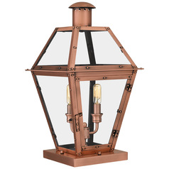 Quoizel Lighting Rue De Royal Aged Copper Post Light