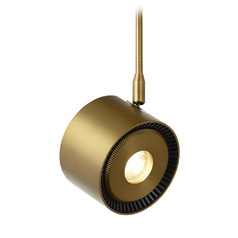 Sean Lavin Iso 6-Inch 3000K 50-Degree LED Monopoint Track Head in Brass by VC Modern