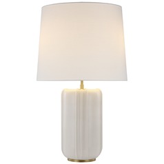 Thomas OBrien Minx Table Lamp in Ivory by Visual Comfort Signature