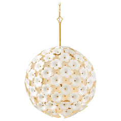 Fredrick Ramond Marianne Deluxe Gold LED Pendant Light