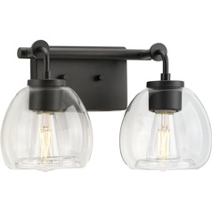 Caisson 14.50-Inch Bath Light in Graphite by Progress Lighting
