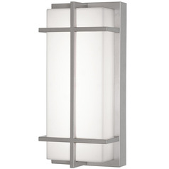 Afx Lighting August Painted Nickel LED Outdoor Wall Light