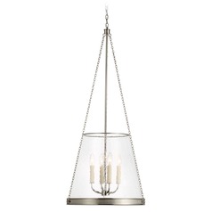 Marie Flanigan Reese 20-Inch Pendant in Nickel by Visual Comfort Signature