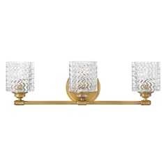 Elle 3-Light Heritage Brass Bath Light by Hinkley Lighting