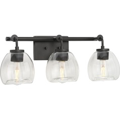 Caisson 23.25-Inch Bath Light in Graphite by Progress Lighting