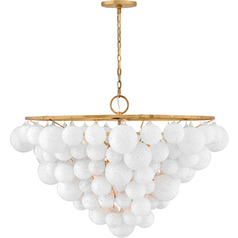 Marabel 48-Inch Chandelier in Distressed Brass by Fredrick Ramond