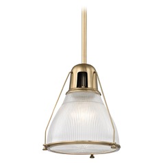 Haverhill Pendant in Aged Brass by Hudson Valley Lighting