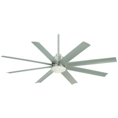 Slipstream 65-Inch LED Fan in Brushed Nickel by Minka Aire