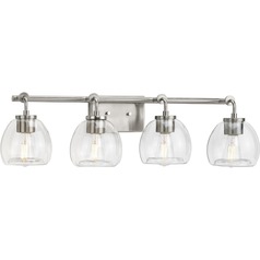 Caisson 32-Inch Bath Light in Brushed Nickel by Progress Lighting