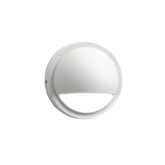 12V LED Half Moon Deck Light in Textured White 3000K by Kichler Lighting