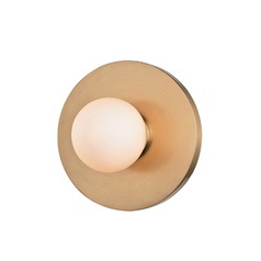 Taft Aged Brass LED Sconce by Hudson Valley Lighting