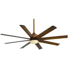 Slipstream 65-Inch LED Fan in Distressed Koa by Minka Aire