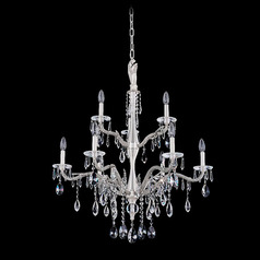 Allegri Crystal Venere Pewter Crystal Chandelier