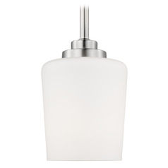 Windom Brushed Nickel Mini Pendant by Generation Lighting