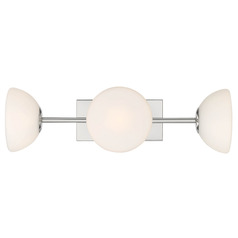 Designers Fountain Zio Polished Nickel Vertical Bathroom Light