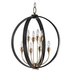 Dresden 8-Light Orb Chandelier in Old Bronze by Hudson Valley Lighting
