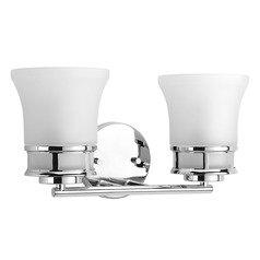Cascadia Bathroom Light in Chrome by Progress Lighting
