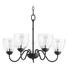 Noir Chandelier by Quorum Lighting