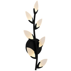 Quoizel Lighting Flores Matte Black LED Sconce