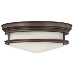 Hadley 14-Inch Oil Rubbed Bronze Flush Mount by Hinkley Lighting