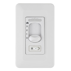3-Speed Non-Reverse Fan Wall Control with On/Off Light by Fanimation