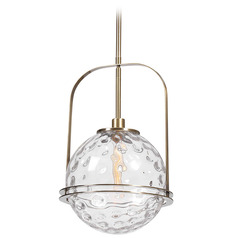 Mimas Antique Brass Pendant Light by Uttermost Lighting