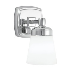 Soft Square Chrome Sconce