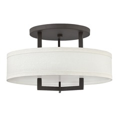 Hampton 20-Inch Buckeye Bronze LED Semi-Flush Mount by Hinkley Lighting